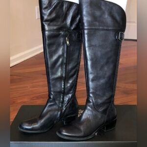 Vince Camuto BOLLO Knee-high Leather Boots with Studs!